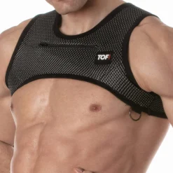 Harnais à Poche Zippée 3D Party - Noir - Argent