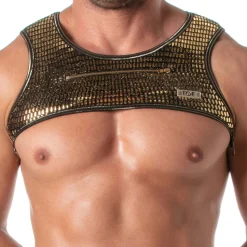 Harnais à Poche Zippée Glitter Or