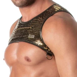 Harnais à Poche Zippée Glitter Or