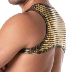 Harnais à Poche Zippée Glitter Or