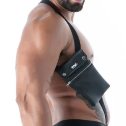 Harnais avec Sacoche en Néoprène Noir