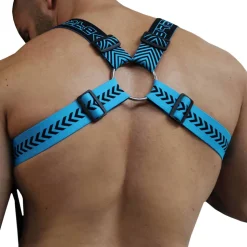 Harnais Body Futura Turquoise - Noir