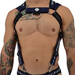 Harnais Body Mister Luxe Bleu Marine
