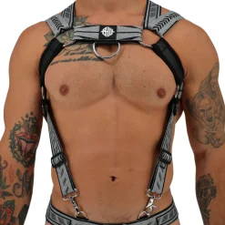 Harnais Body Mister Luxe Gris Chiné
