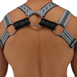 Harnais Body Mister Luxe Gris Chiné