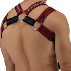 Harnais Body Mister Luxe Bordeaux