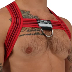 Harnais Bulldog Cumdump Rouge