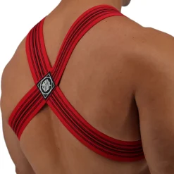 Harnais Bulldog Cumdump Rouge