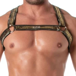 Harnais Bulldog Glitter Or