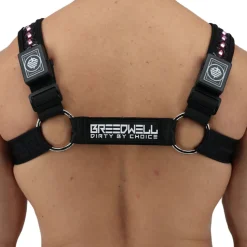 Harnais Bulldog LED Prismaglow Noir