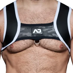 Harnais Carabiner Noir - Blanc