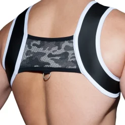 Harnais Carabiner Noir - Blanc