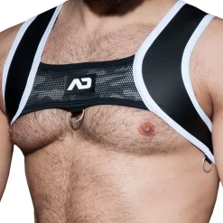 Harnais Carabiner Noir - Blanc