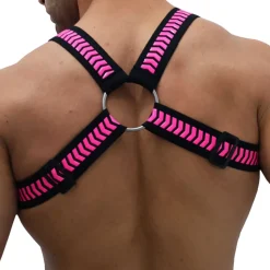 Harnais Circuit Daycrawler Noir - Rose Fluo