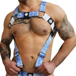 Harnais Loaded Denim Indigo Clair