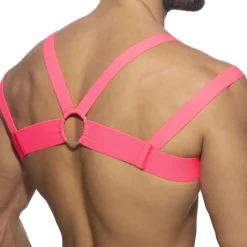 Harnais Neon Multi Band Rose Fluo