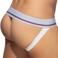 Jock Strap Basic Colors Coton Marin - Blanc