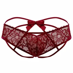 Jock Strap Bow Bordeaux