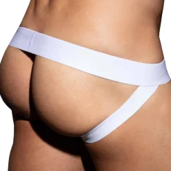 Jock Strap Chaps Blanc