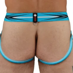 Jock Strap Circuit Breaker Bleu Turquoise - Noir