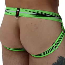 Jock Strap Circuit Breaker Vert Fluo - Noir