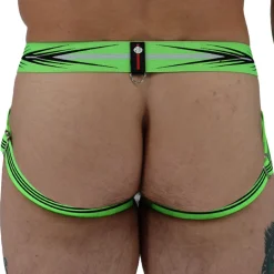 Jock Strap Circuit Breaker Vert Fluo - Noir