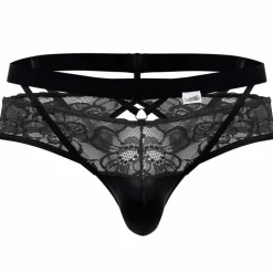 Jock Strap Dentelle Noir