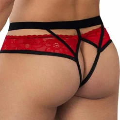 Jock Strap Dentelle Rouge