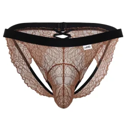 Jock Strap Dentelle Terracotta