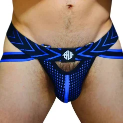 Jock Strap Dickmatized Noir - Bleu