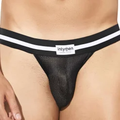 Jock Strap Hard Mesh Noir
