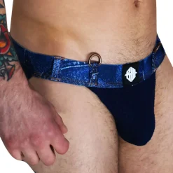 Jock Strap Loaded Denim Bleu Marine