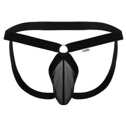 Jock Strap Maille Noir