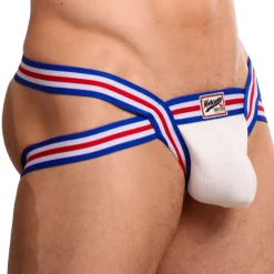 Jock Strap Marche Blanc