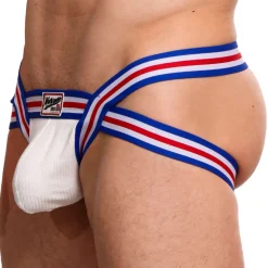 Jock Strap Marche Blanc