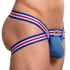 Jock Strap Marche Bleu