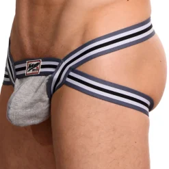 Jock Strap Marche Gris Chiné