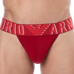 Jock Strap Megalogo Coton Rouge