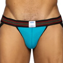 Jock Strap Mesh Bleu Paon