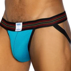 Jock Strap Mesh Bleu Paon