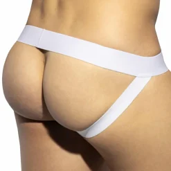 Jock Strap Net Glitter Blanc