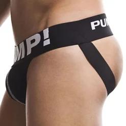 Jock Strap Pump! Noir