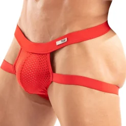 Jock Strap Tentation Microfibre Rouge