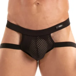 Jock Strap Tentation Microfibre Noir