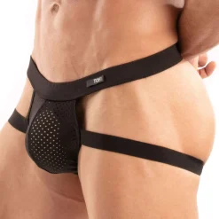 Jock Strap Tentation Microfibre Noir