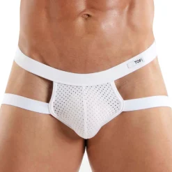 Jock Strap Tentation Microfibre Blanc