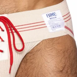 Jock Strap Vintage Lace-Up Crème