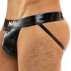 Jock Strap Viral Vinyle Noir