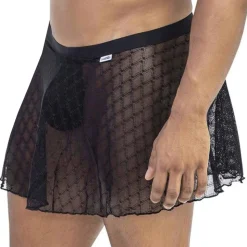 Jupe String Dentelle Noir