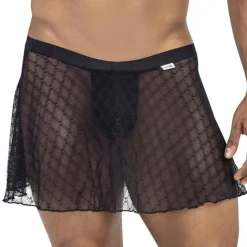 Jupe String Dentelle Noir